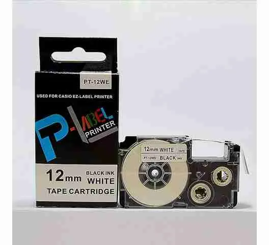 Byz-12we Compatible Catrdige Casio Label Tape