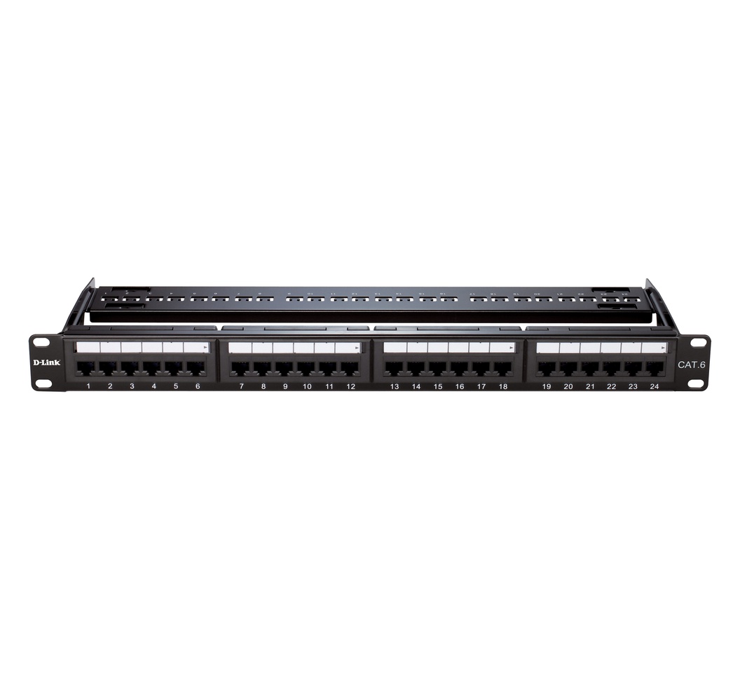 D-Link NPP-C61BLK241 Cat6 24-Port Patch Panel