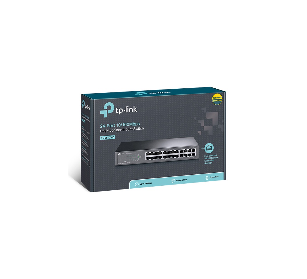 TP-Link 24-Port 10/100Mbps Desktop/Rackmount Switch (TL-SF1024D)