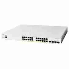 Cisco Catalyst 1300-24P-4G Managed Switch, 24 Port GE, PoE, 4x1GE SFP,(C1300-24P-4G)