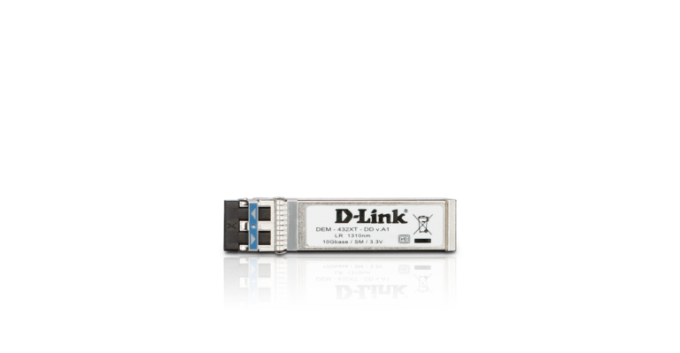 D-Link DEM-432XT-DD 10GBASE-LR SFP+ Transceiver (with DDM), 10km Single Mode