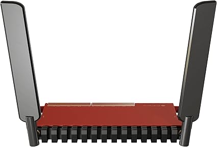 MikroTik L009UiGS-2HaxD-IN Wireless Router Gigabit Ethernet Single-band (2.4 GHz) Red