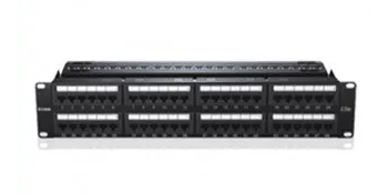 D-Link NPP-C61BLK481 48 Port Cat6 Unshielded Fully Loaded Punch Down Patch Panel