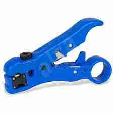 Coaxial Cable Stripper Blue