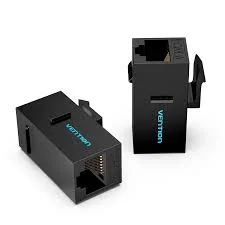 Cat.6 UTP Keystone Jack Coupler Black