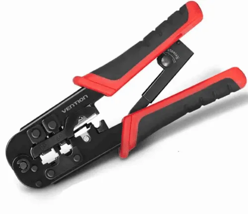 Vention Multi-Function LAN Cable Crimping Tool Ratchetless Type Black