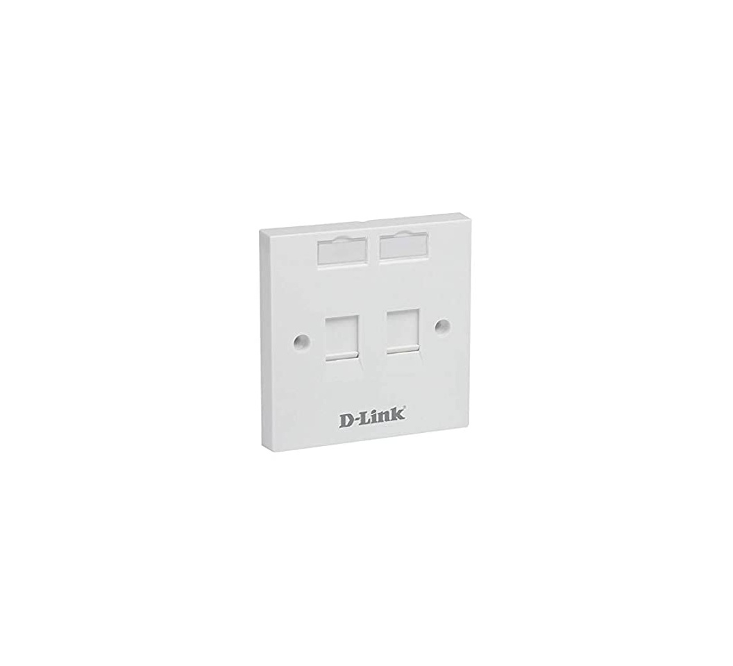 NFP-0WHI21 Dual Faceplate withShutter & ID Plate - White