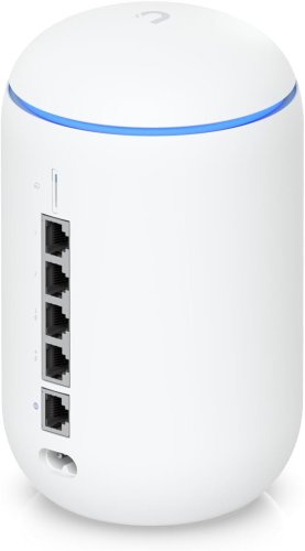Ubiquiti Dream Machine All-in-one UniFi Gateway and access point designed to support LAN and WiFi networks. Built-in WiFi 5 AP, Includes UniFi Network for device management, Full Gigabit routing, (4) GbE RJ45 LAN ports