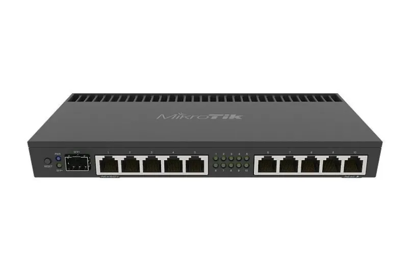 MikroTik RB4011iGS+RM Ethernet 10-Port Gigabit Router (RB4011iGS+RM)
