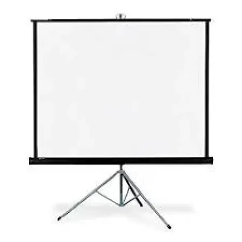 LW TPS -240T - TRIPOD PROJECTOR SCREEN 240 x 240 CMS 94 by 94 Inches)