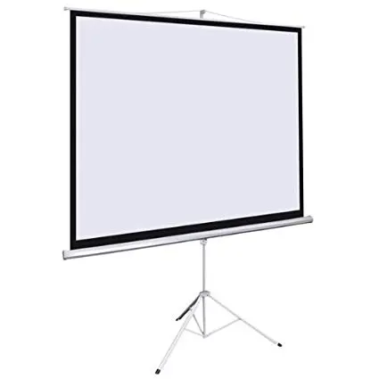 LW TPS -180T - TRIPOD PROJECTOR SCREEN 180 x 180 CMS (70 Inch by 70 inch)