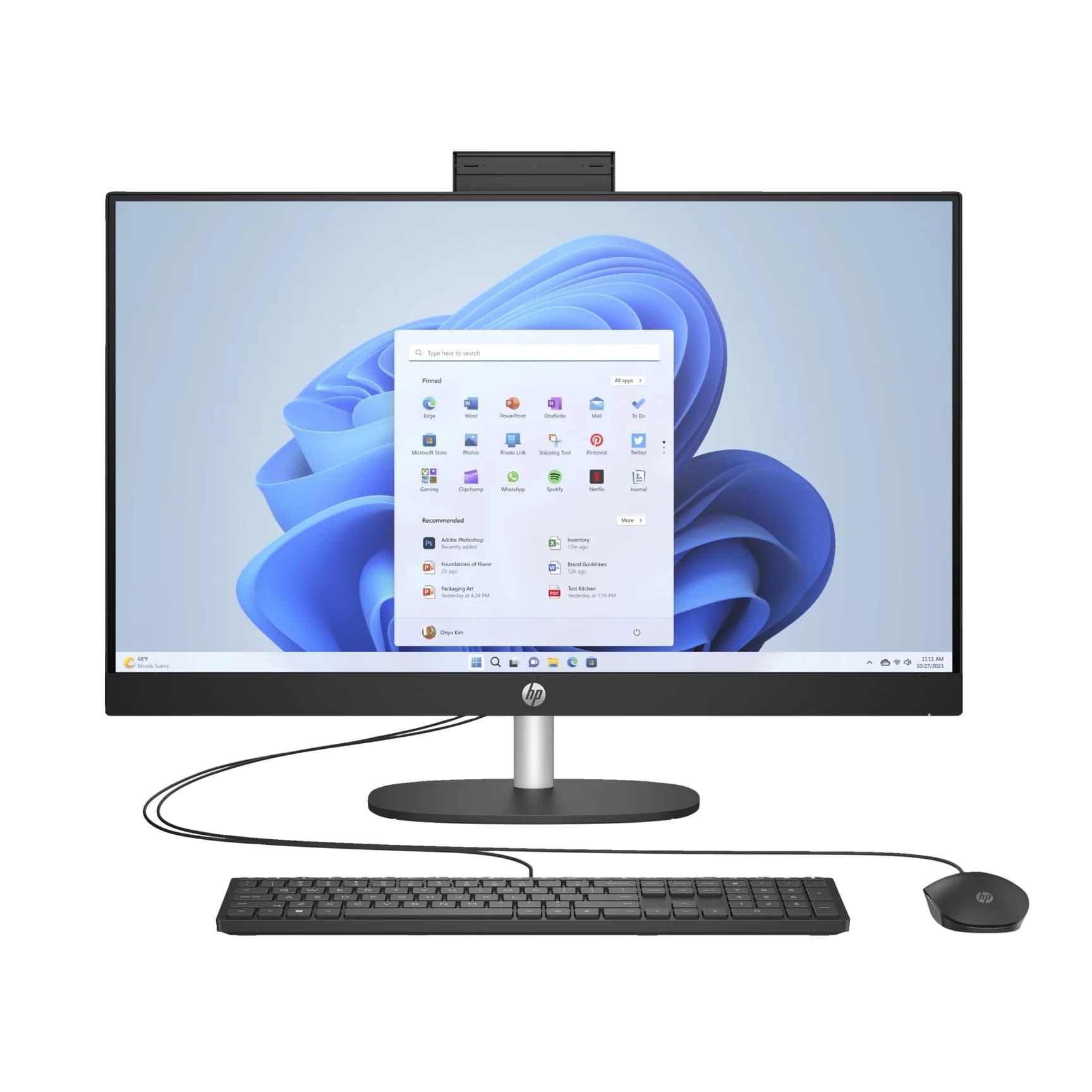 HP AIO 27 Inch Core i7 13th 8gb 512gb SSD Touchscreen DOS