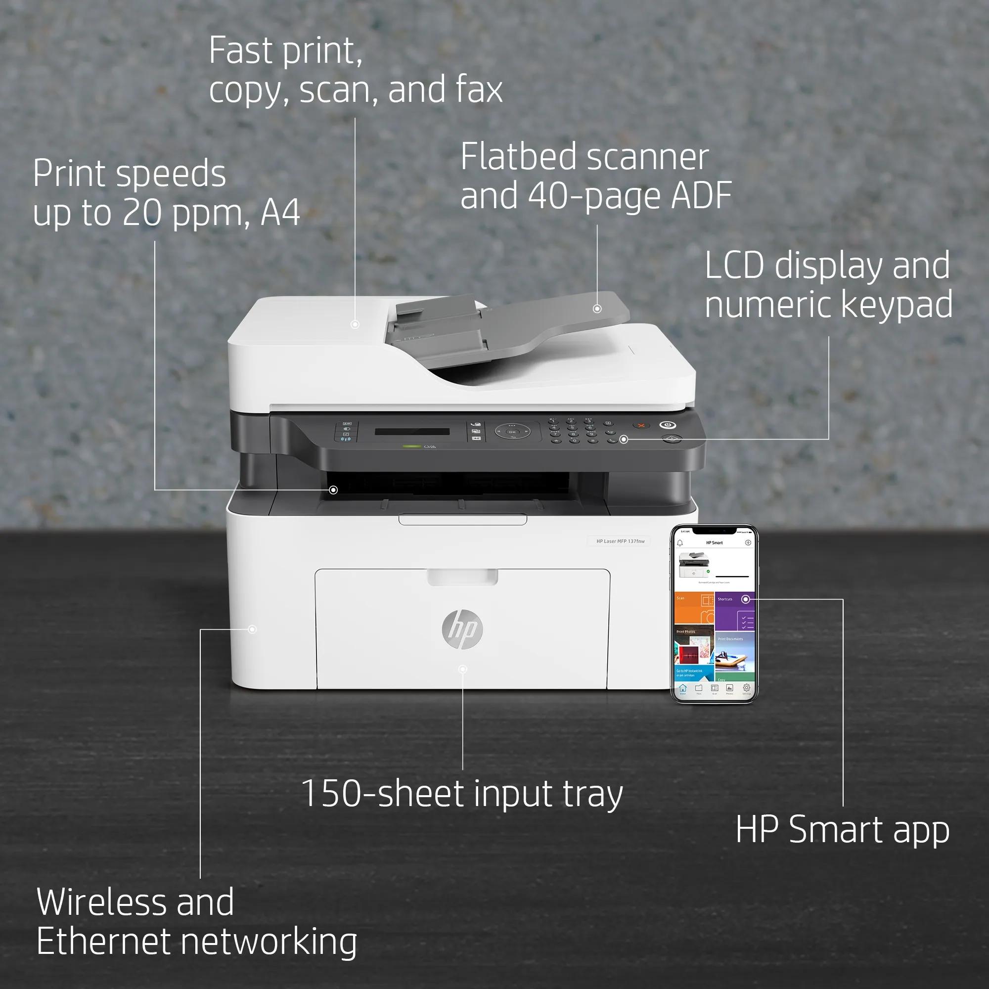 HP Laser MFP M137FNW - Image 4